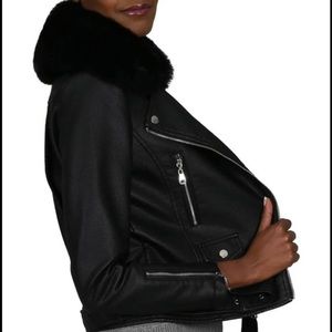 Molly Bracken faux leather jacket